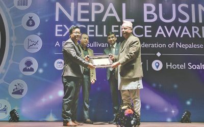 NIBL Capital honored with Certificate of Merit in Nepal Business Excellence Awards 2017